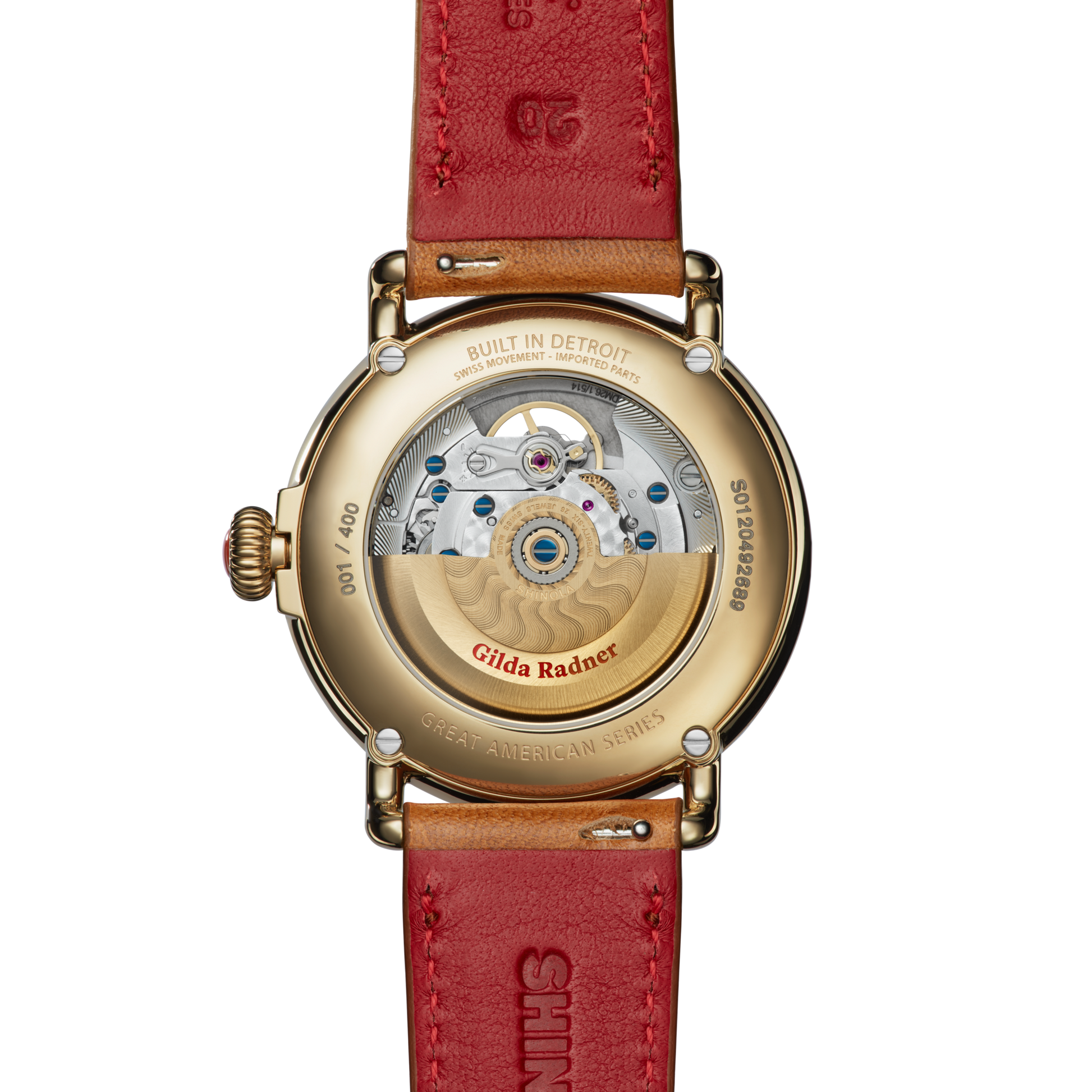 Gilda Radner Runwell Automatic Watch - Red Jasper