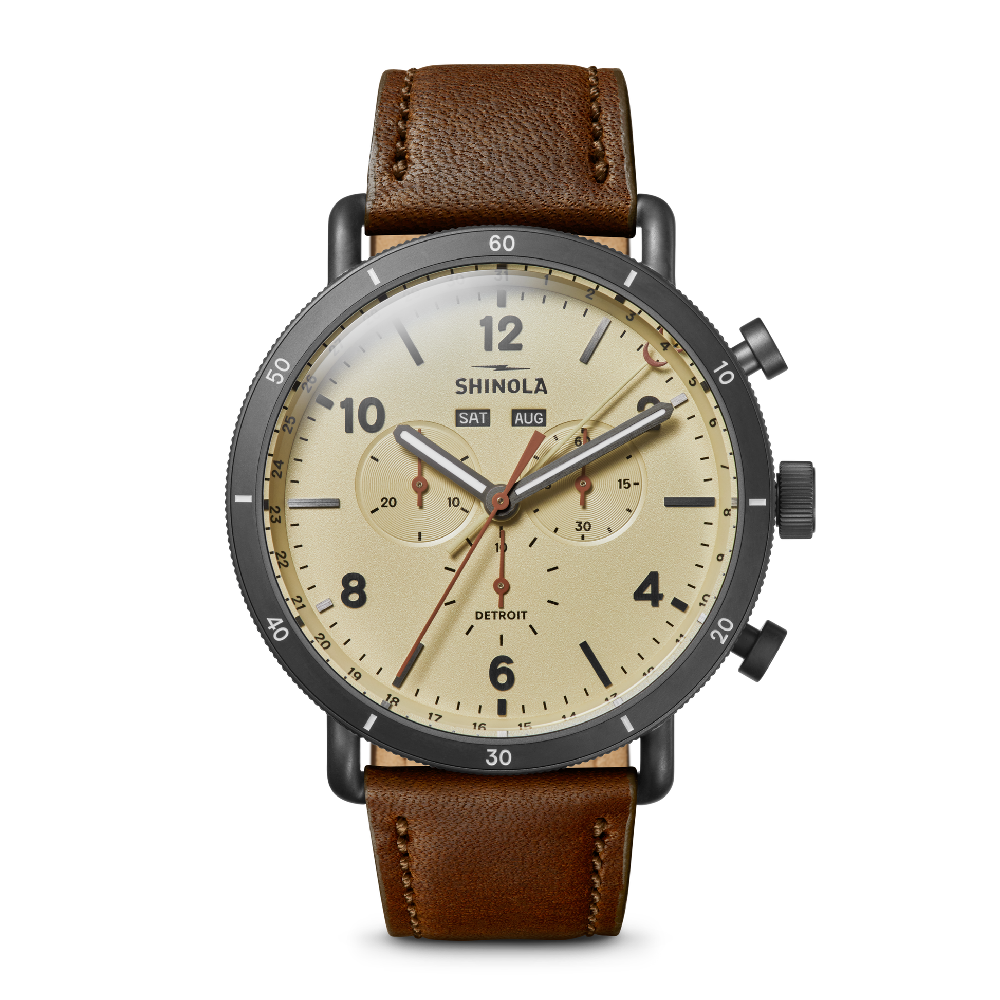 Canfield Sport Chronograph Watch - Light Gray