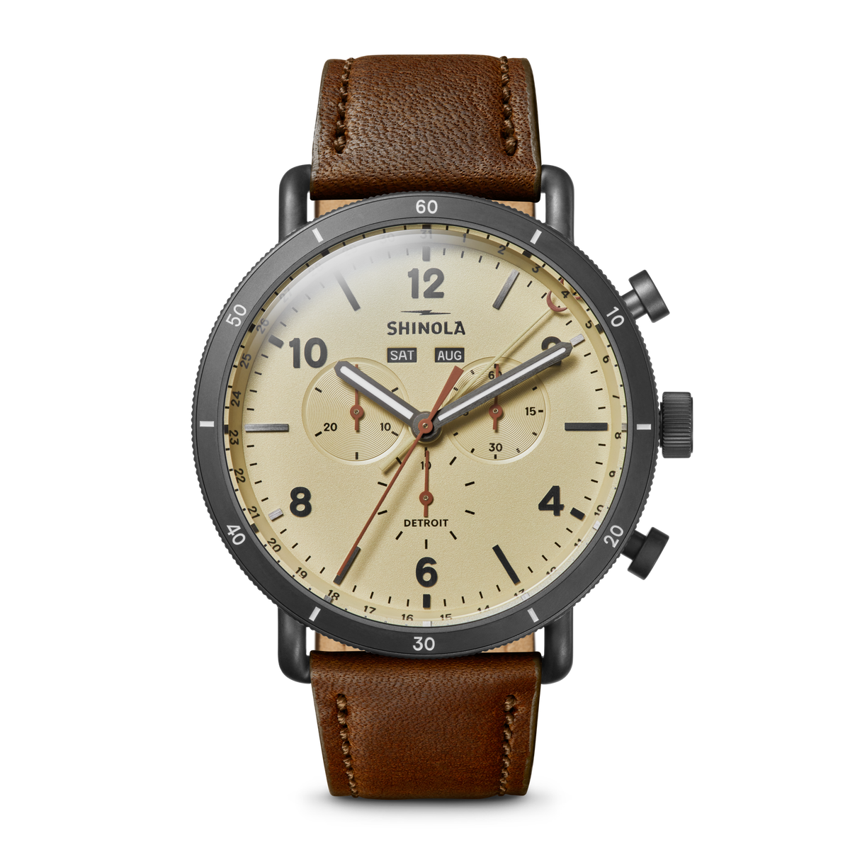 Canfield Sport Chronograph Watch - Light Gray
