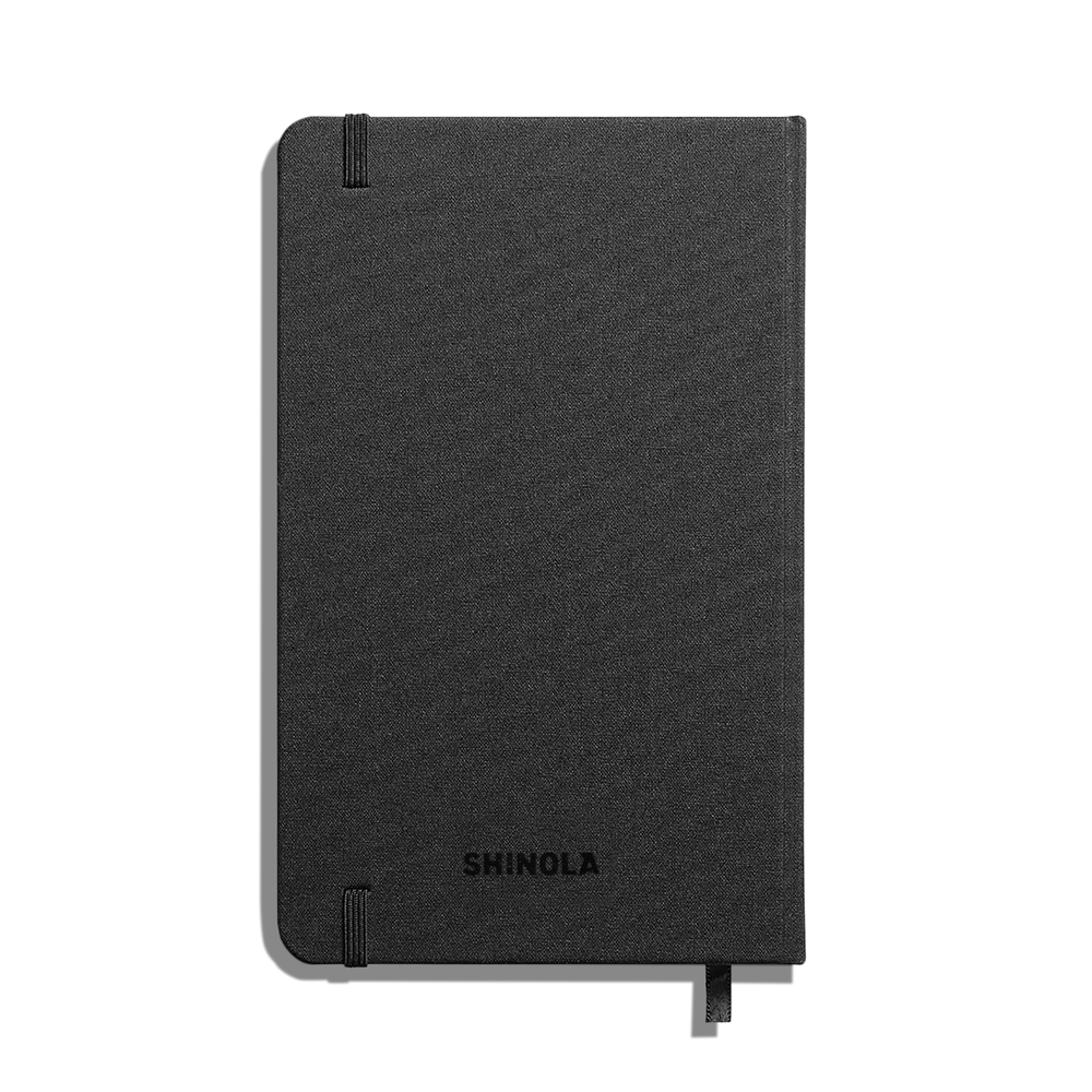 Medium Hard Grid Journal - Black