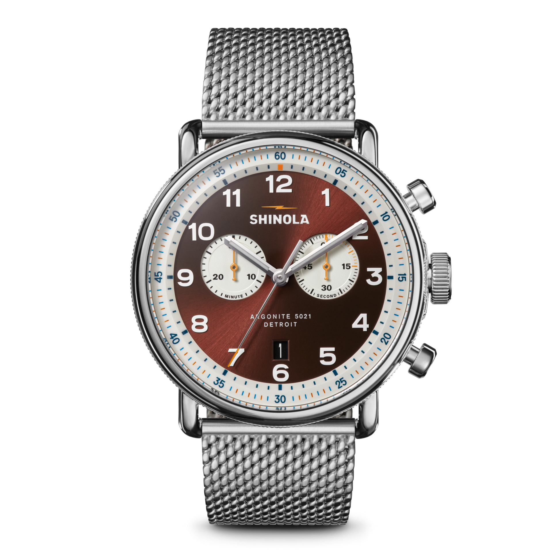Canfield C56 Chronograph Watch - Whiskey