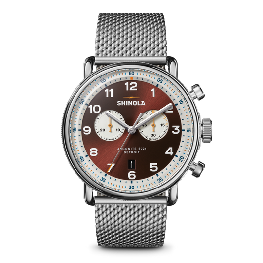 Canfield C56 Chronograph Watch - Whiskey