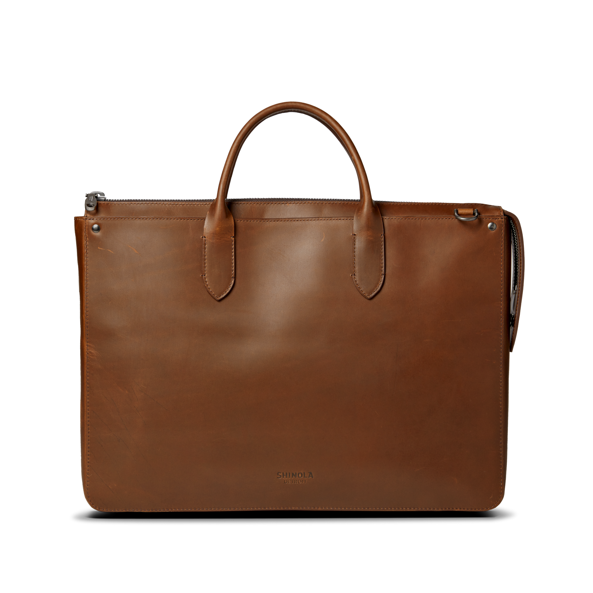 Slim Traveler Briefcase - Medium Brown
