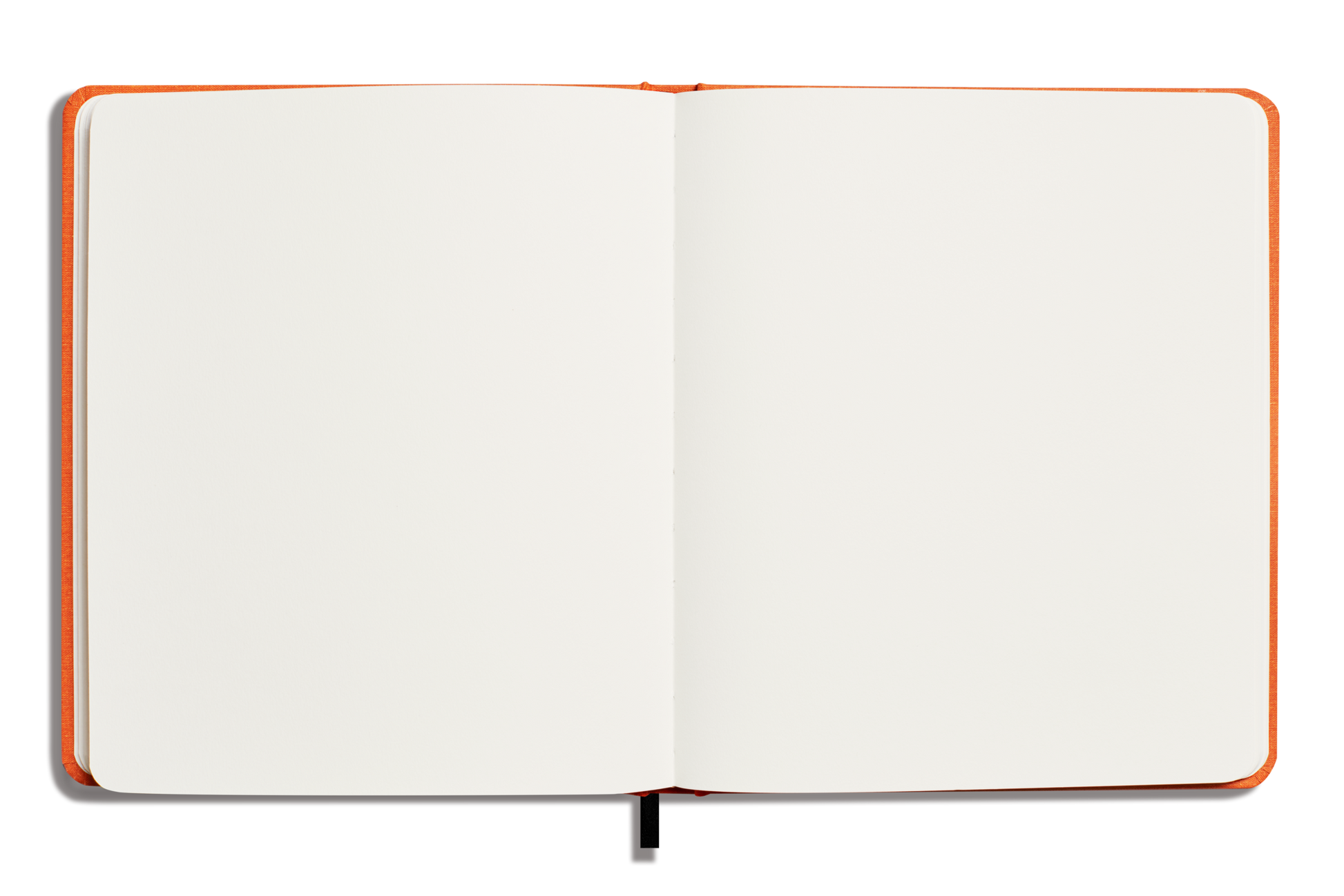 Large Hard Plain Sketchbook - Bold Orange