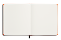 Large Hard Plain Sketchbook - Bold Orange