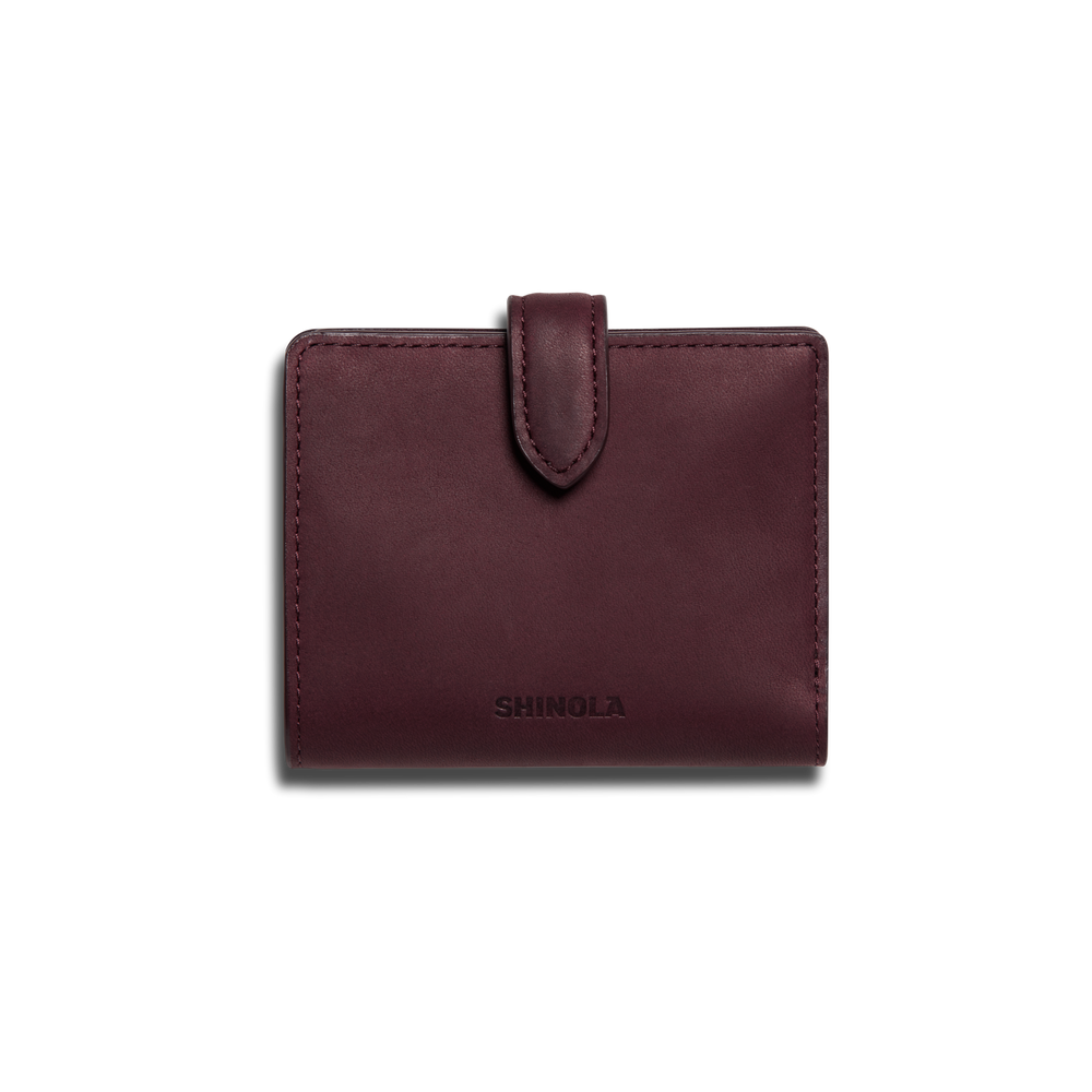 Small Snap Wallet - Merlot