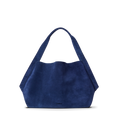 Derby Shoulder Bag - Sapphire Suede