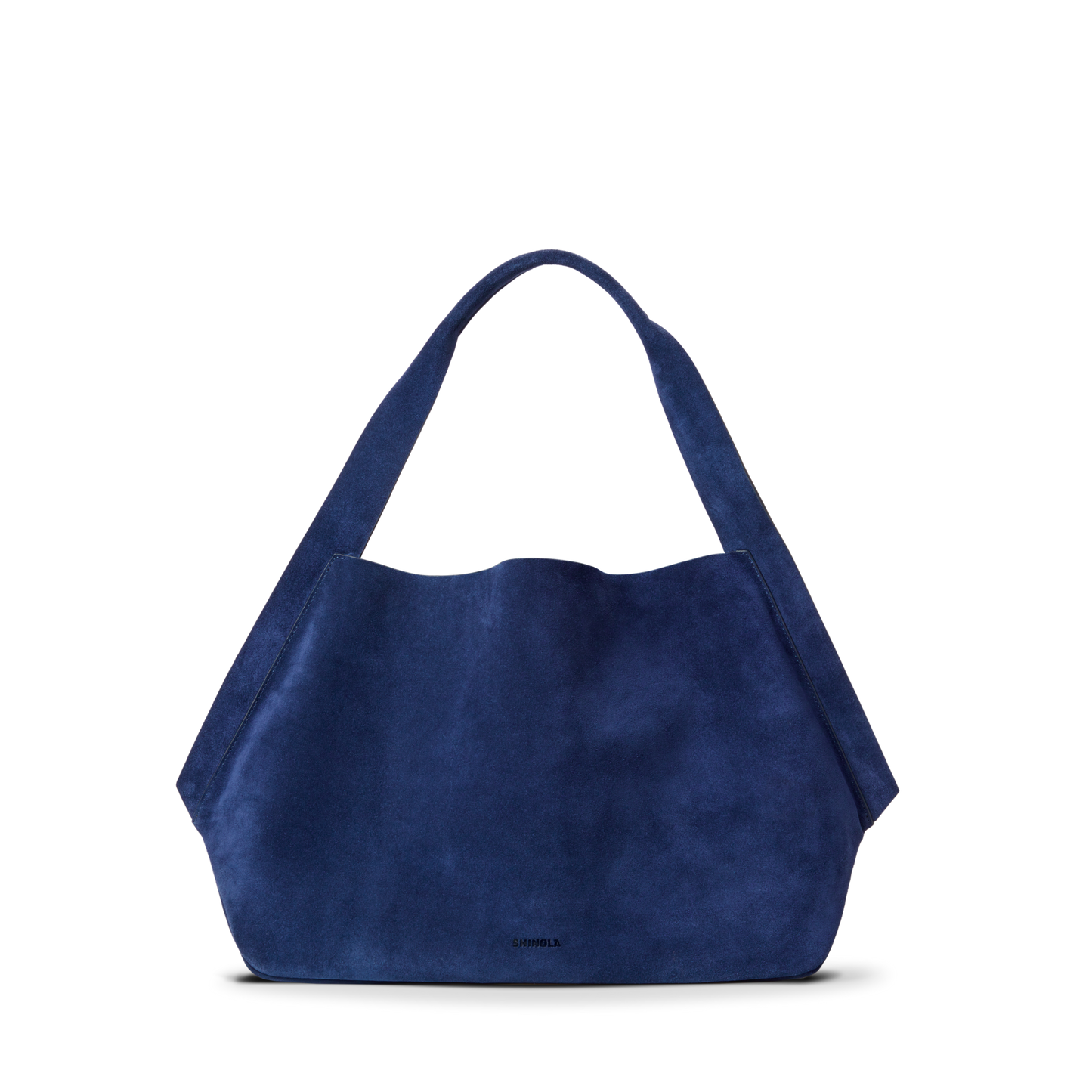 Derby Shoulder Bag - Sapphire Suede