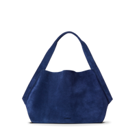 Derby Shoulder Bag - Sapphire Suede