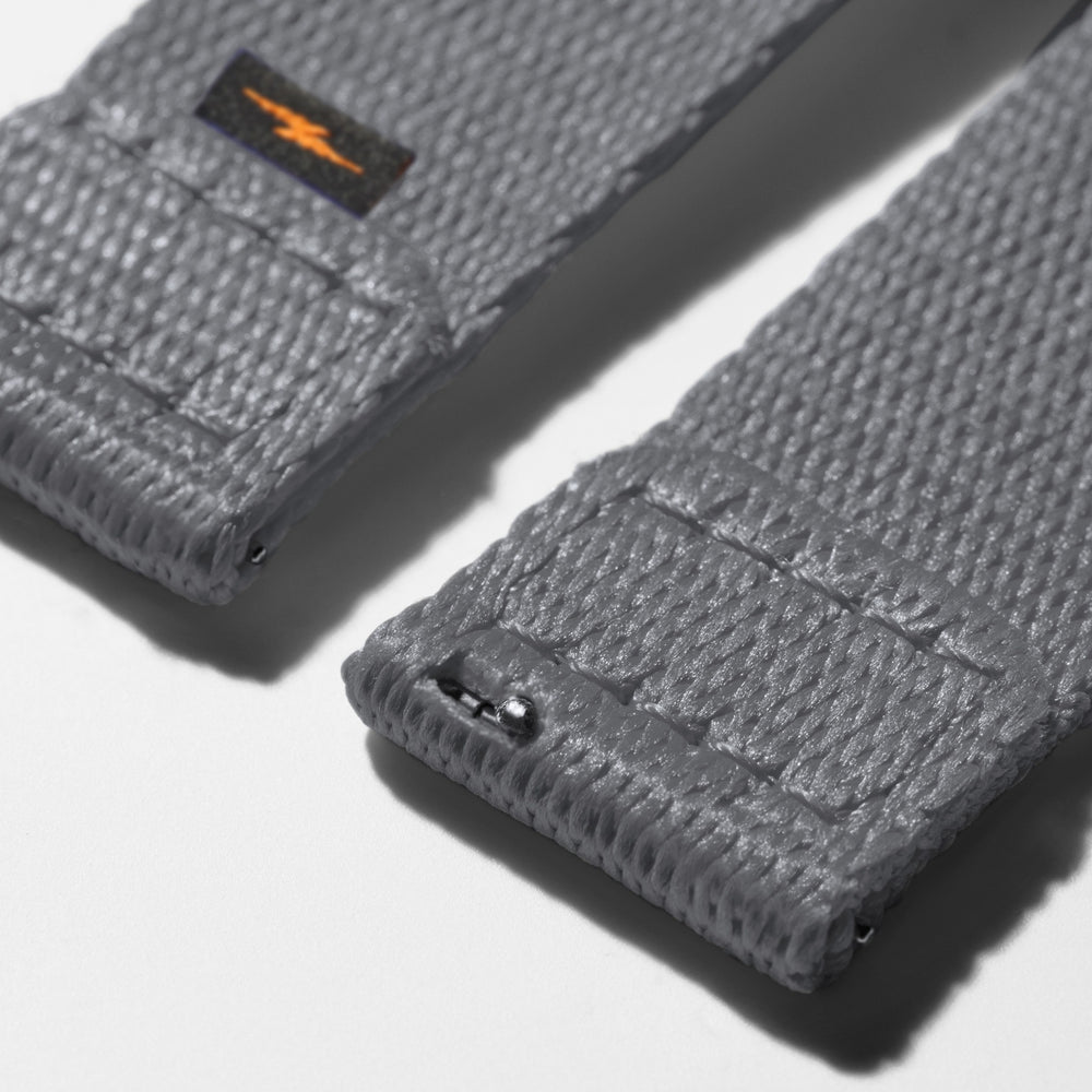 20mm Gray G10 Nylon Watch Strap - Gray