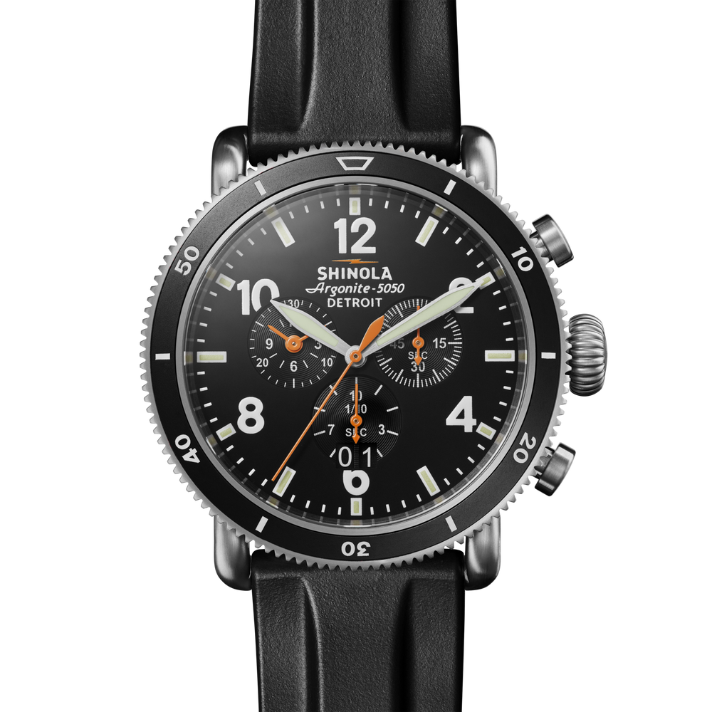 SRH SUMMIT08 BADASS GROOVE　coldrain Runwell Black Blizzard Watch | Shinola