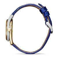 Diamond Derby Watch - Sapphire Alligator Strap