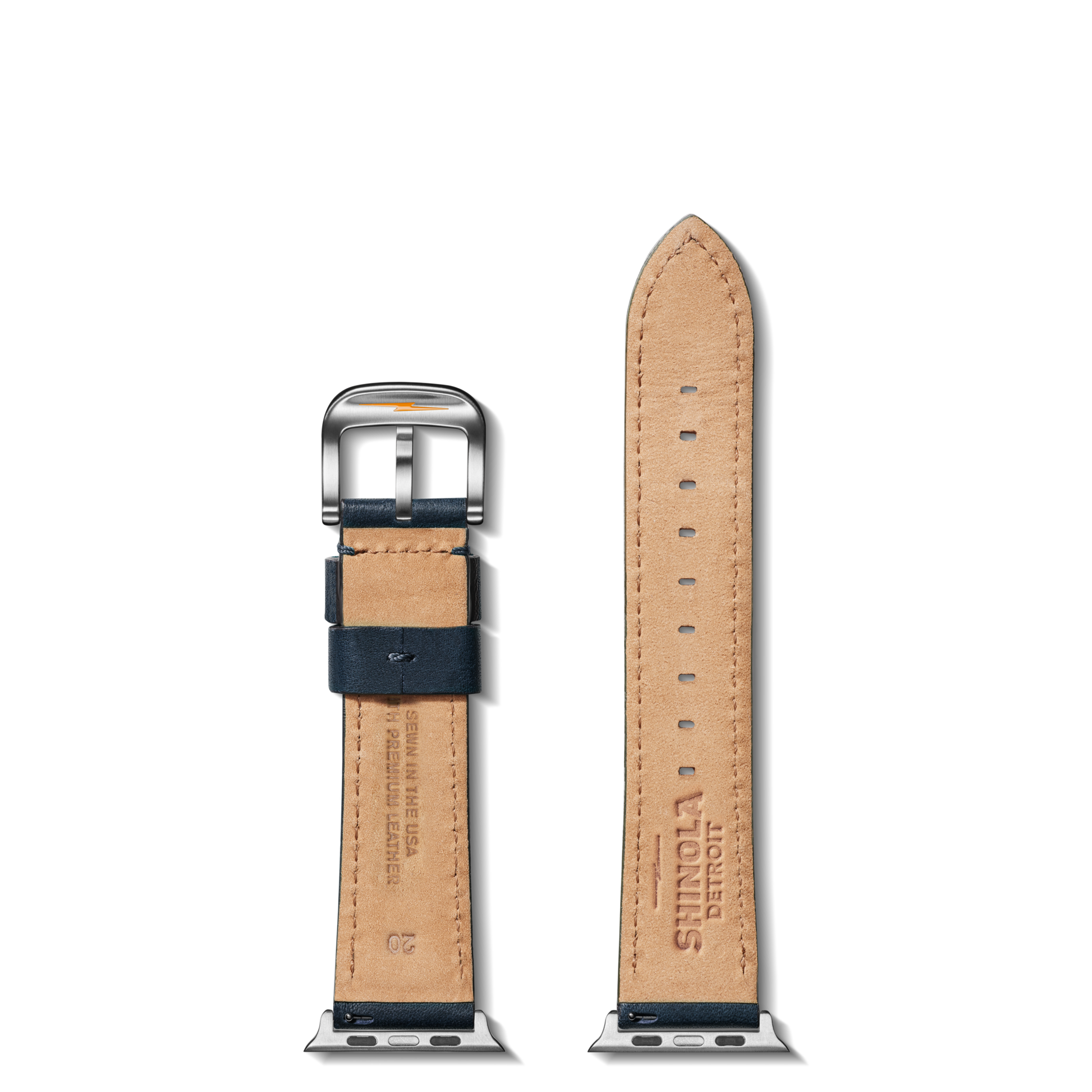 Strap: 20/18 Blarney, SW RR Classic, Silver - Navy