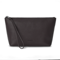 Small Zip Cosmetic Case - Espresso