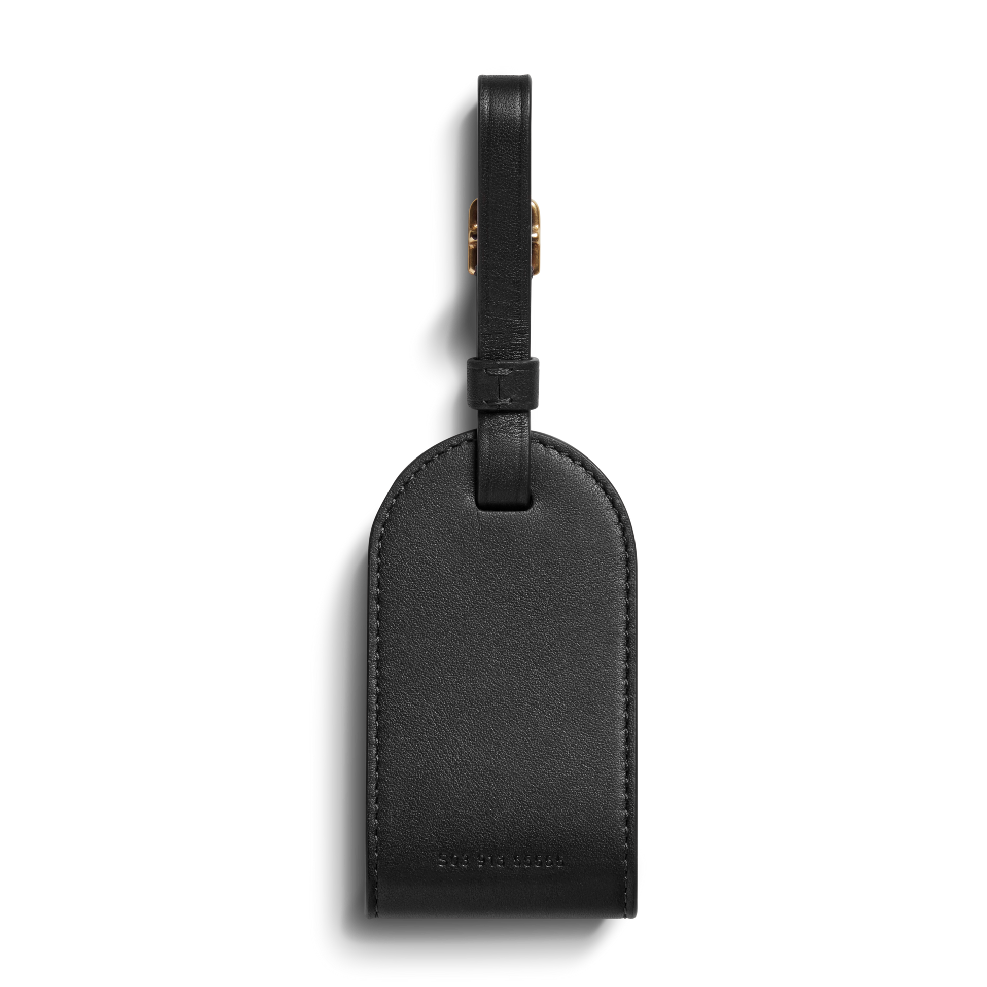 Engravable Luggage ID Tag - Black