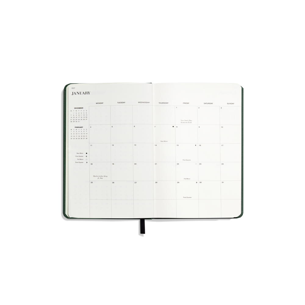 2027 12-Month Runwell Planner - Forest