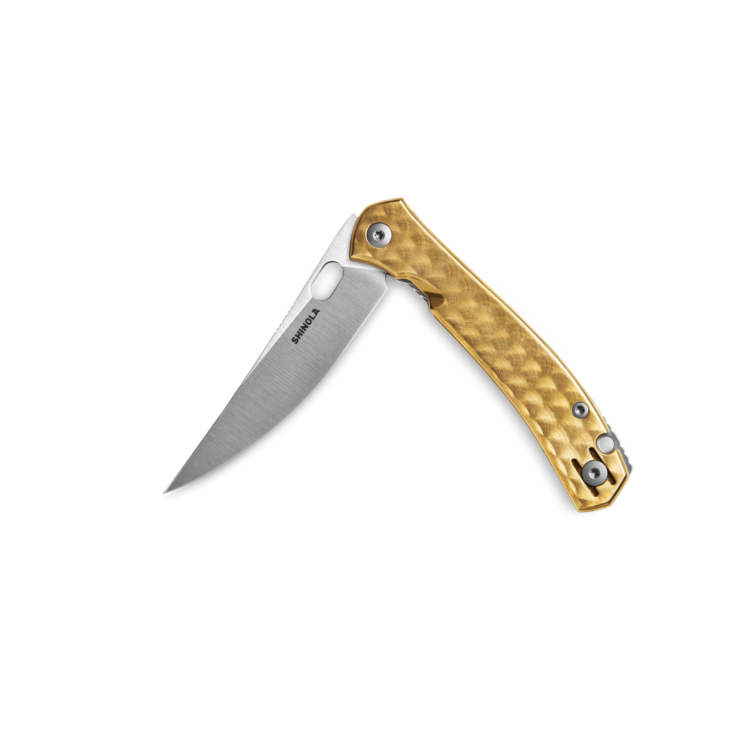 Shinola X Giant Mouse Brass Perlage Knife