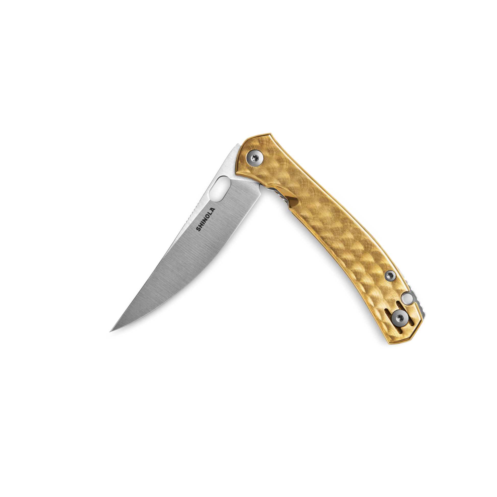 Shinola X Giant Mouse Brass Perlage Knife