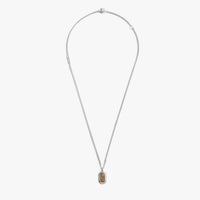 21mm Petoskey Tag Necklace - Sterling Silver