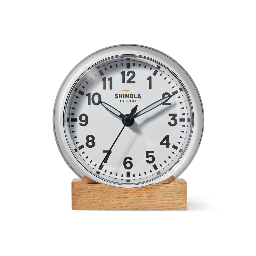 6" Runwell Clock S2620126128-1-Wht-6-CHN