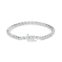 4 Carat 7" Diamond Tennis Bracelet - White Gold