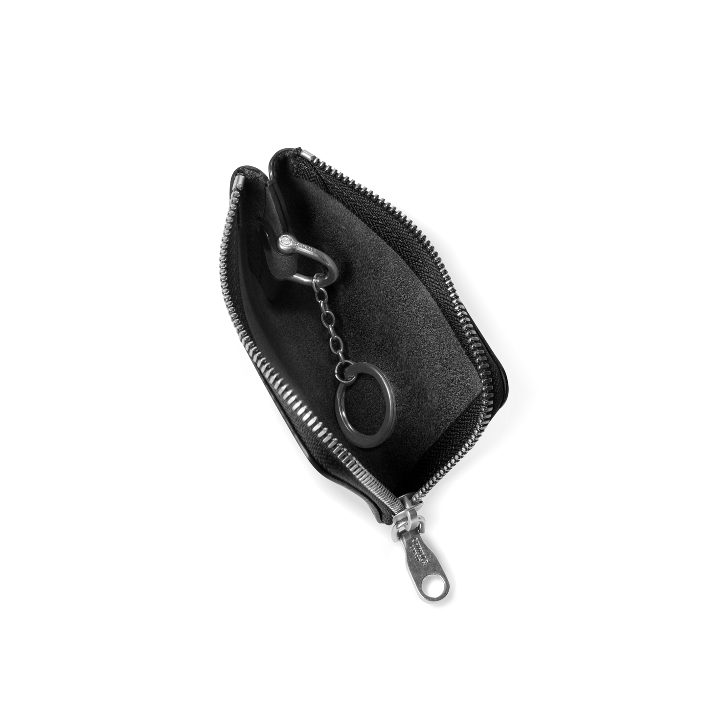 Zip Key Wallet - Black