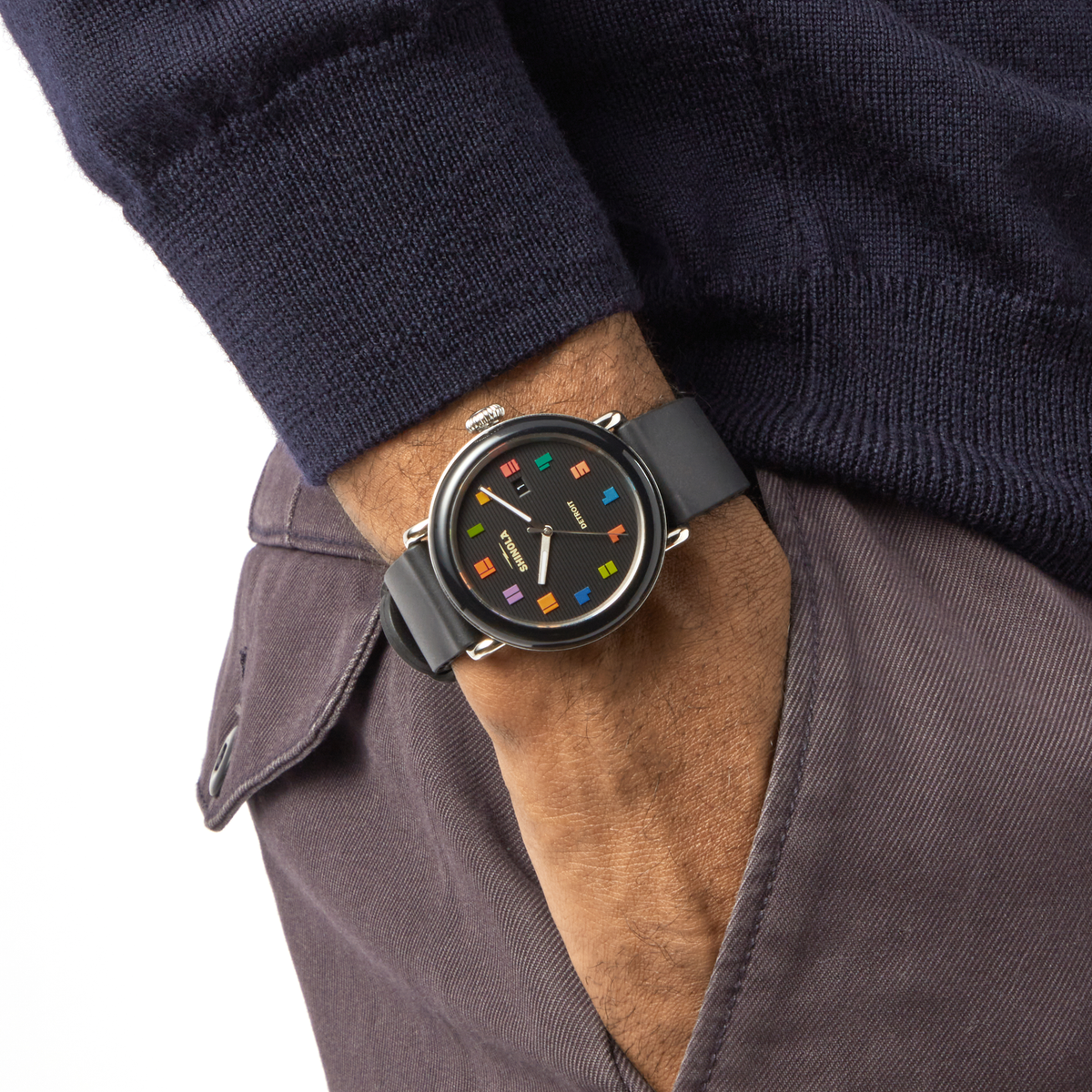 Detrola Watch - Black - Multi