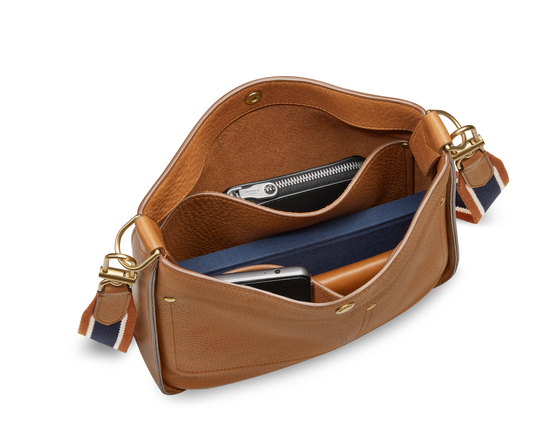 Pocket Crossbody Bag - Tan