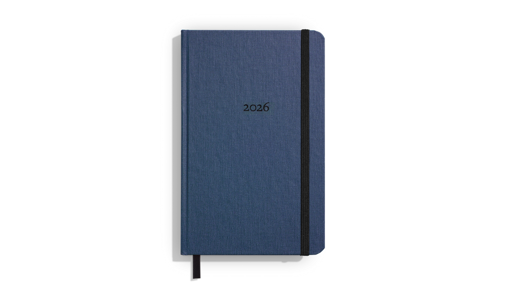 2026 12 Month Runwell Planner - Indigo
