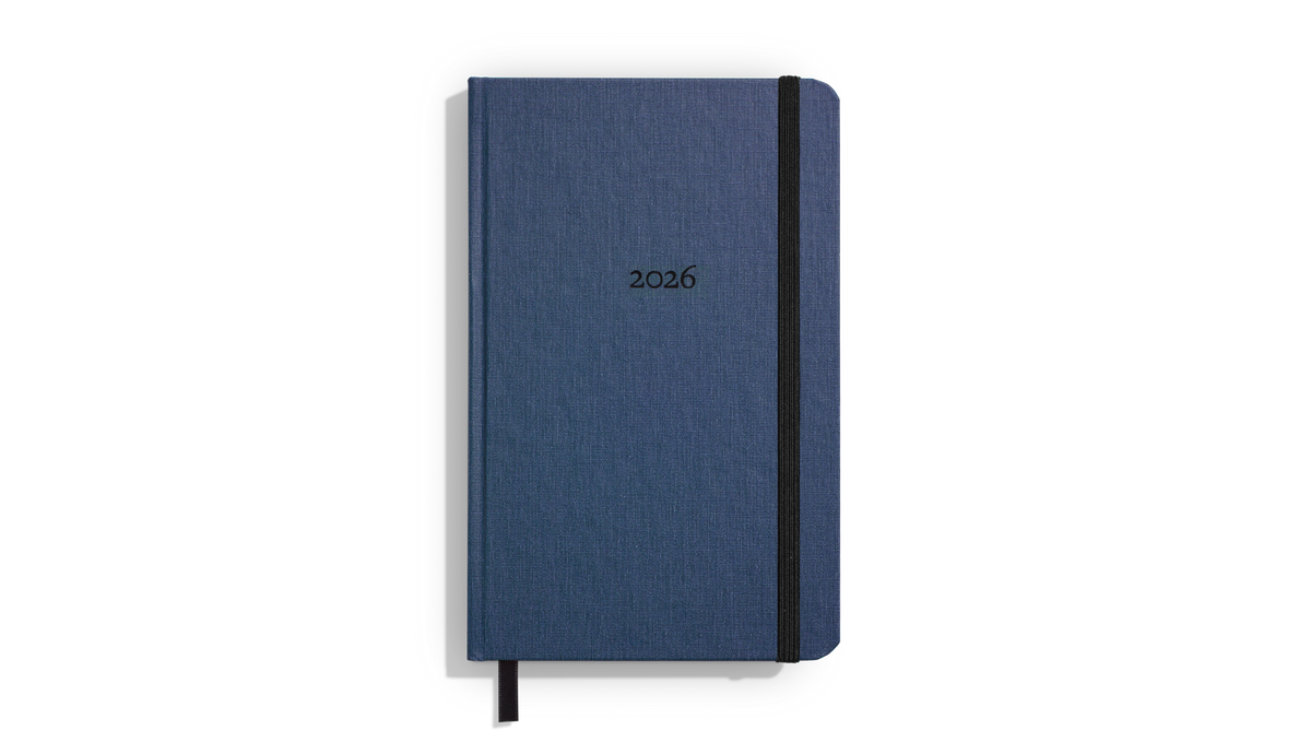 2026 12 Month Runwell Planner - Indigo
