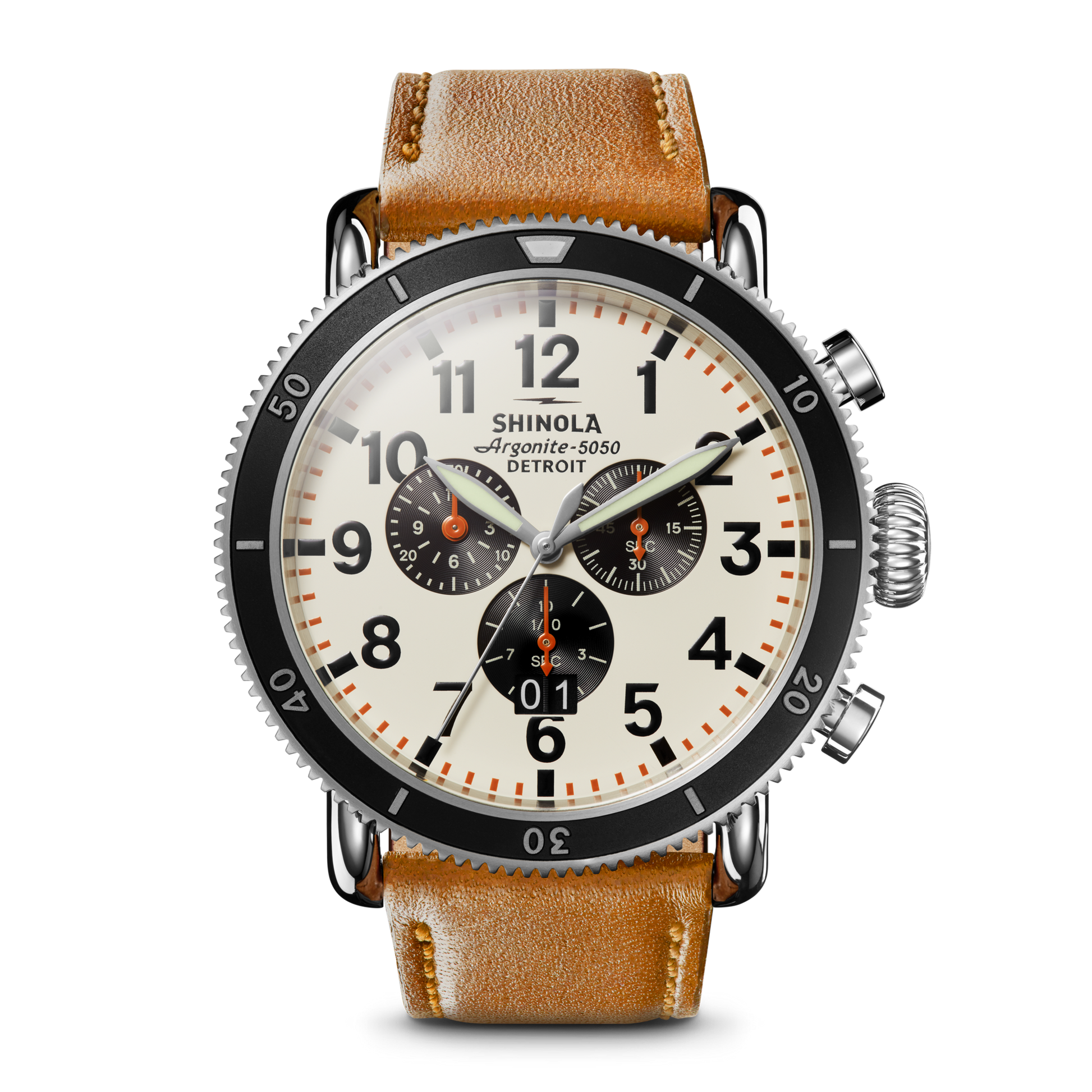 Runwell Sport Chronograph Watch - Ivory