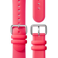 QR Strap: 22/20 Silicone, Sleek Loop, PoSS - Red