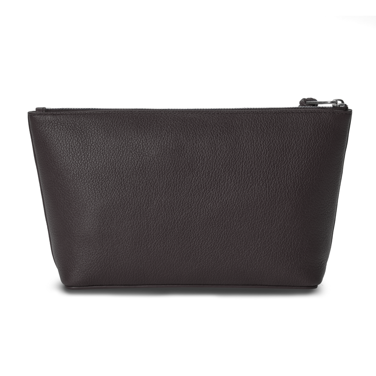 Small Zip Cosmetic Case - Espresso