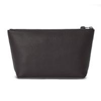 Small Zip Cosmetic Case - Espresso