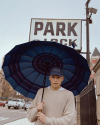 Shinola x SHED RAIN Vintage 16 Panel Umbrella