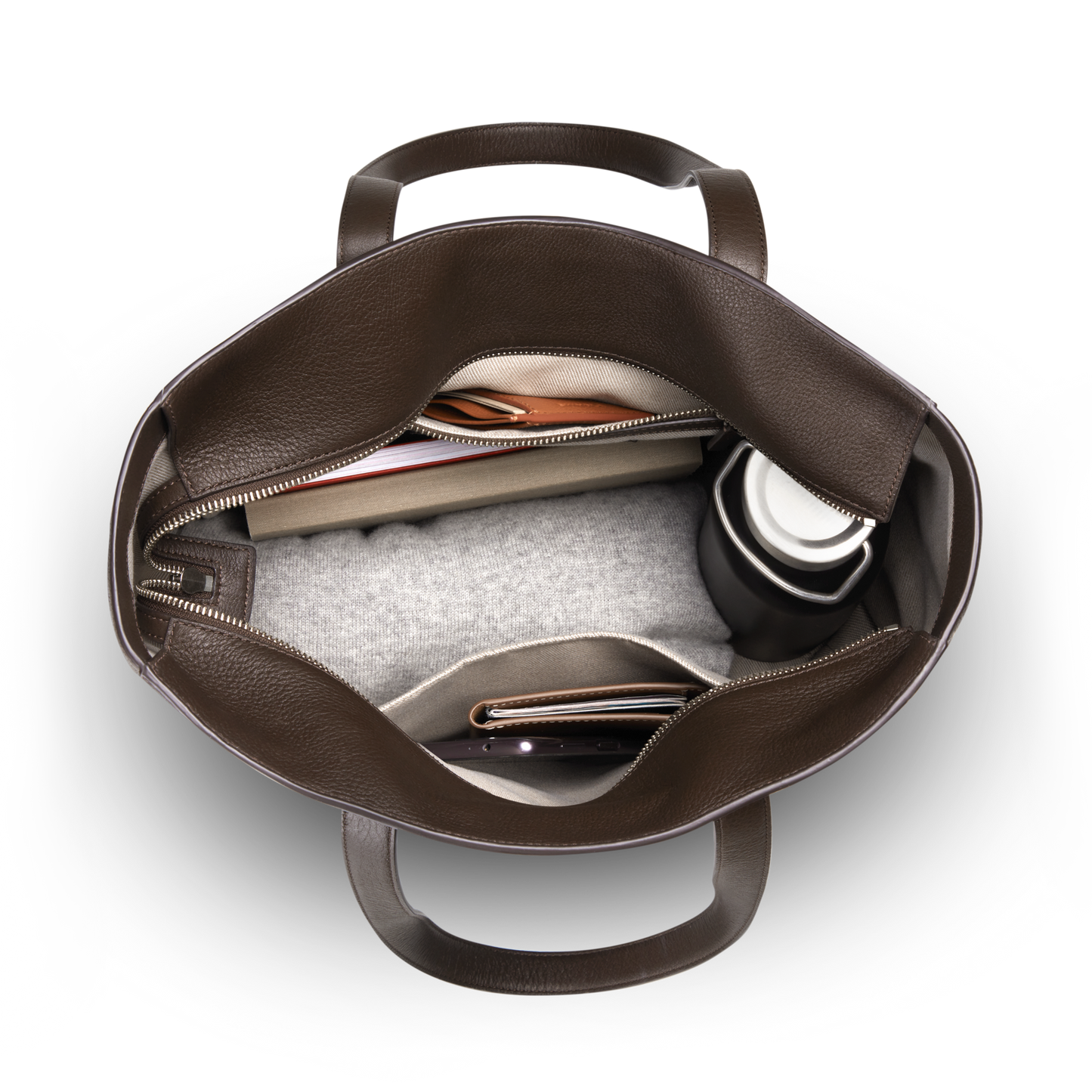 Canfield North-South Tote Bag - Espresso