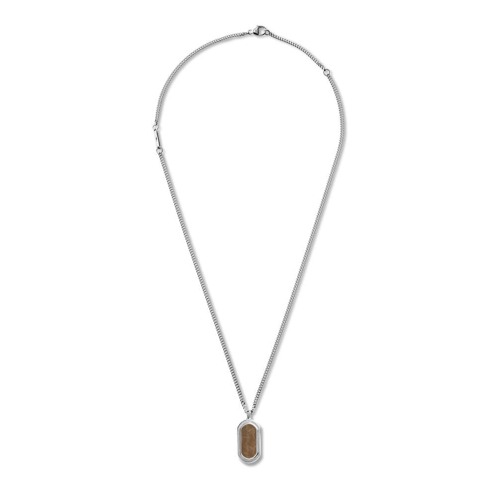 28mm Petoskey Tag Necklace