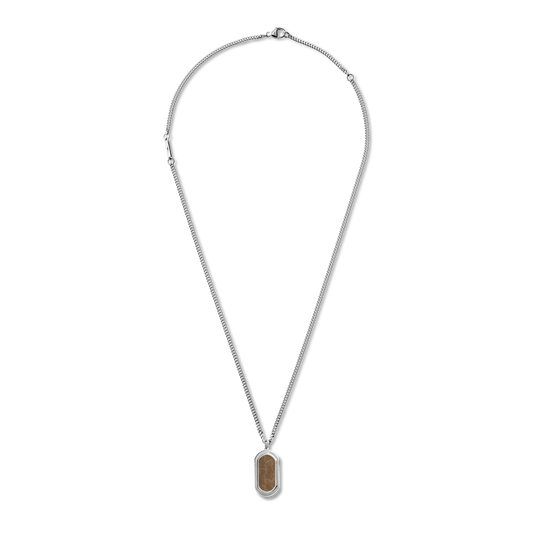 28mm Petoskey Tag Necklace