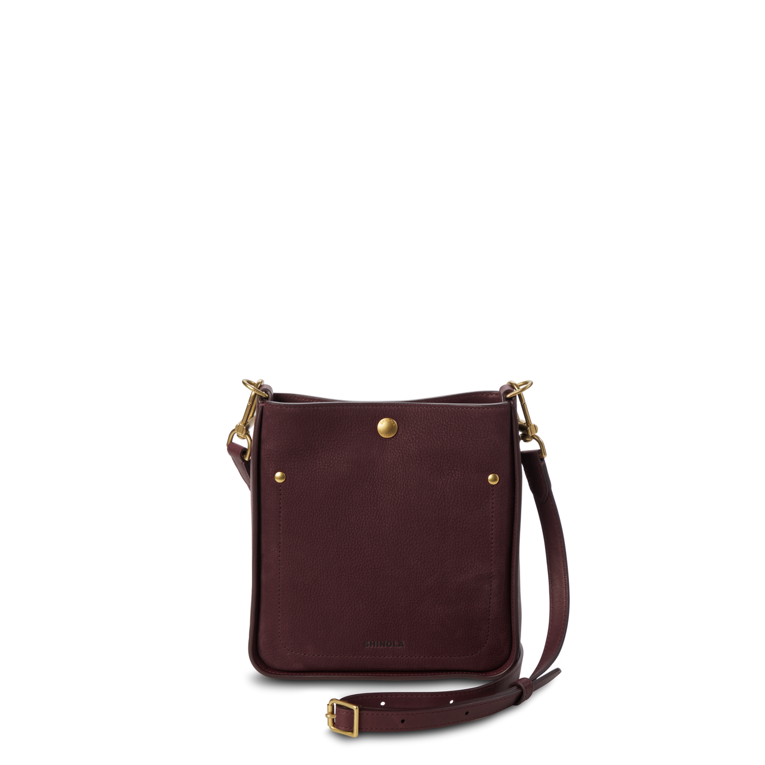 Mini Pocket Crossbody Bag - Merlot