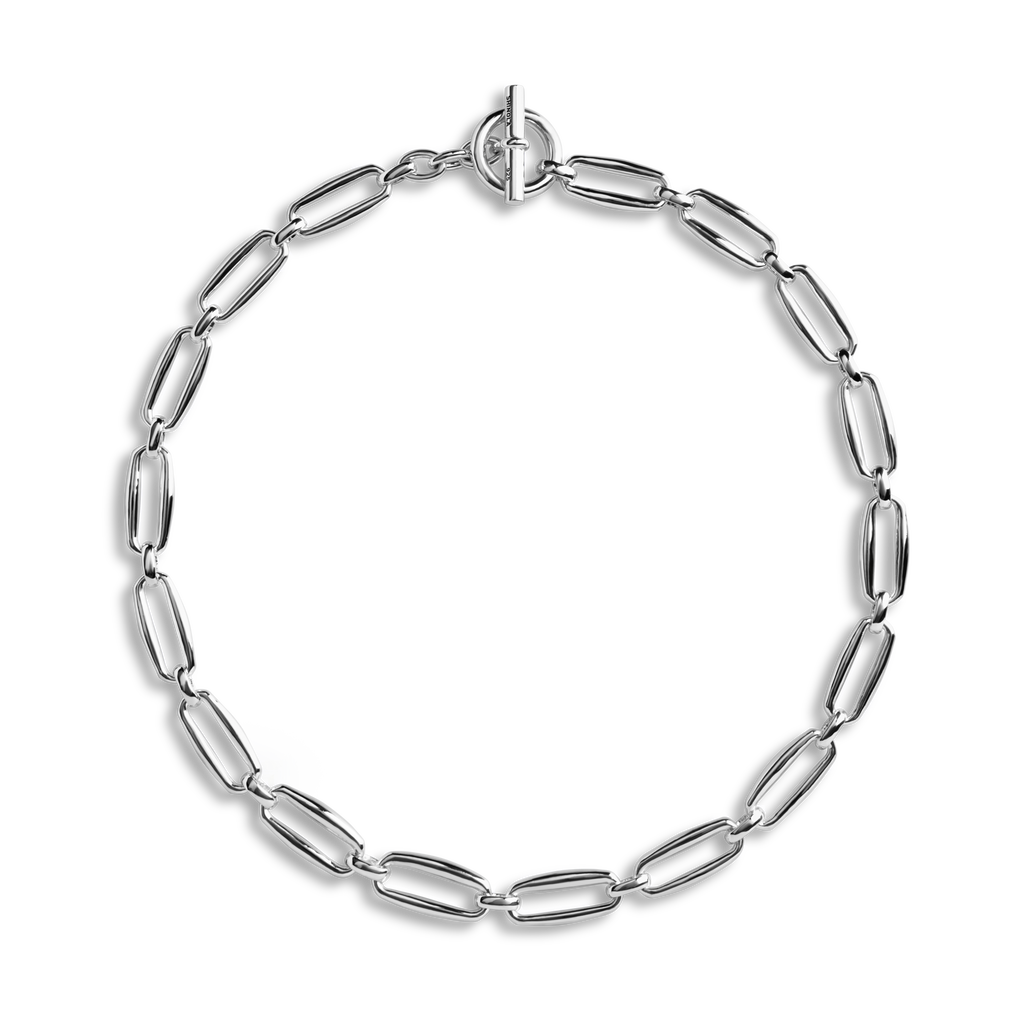 Signature Chunky Link Necklace Sterling