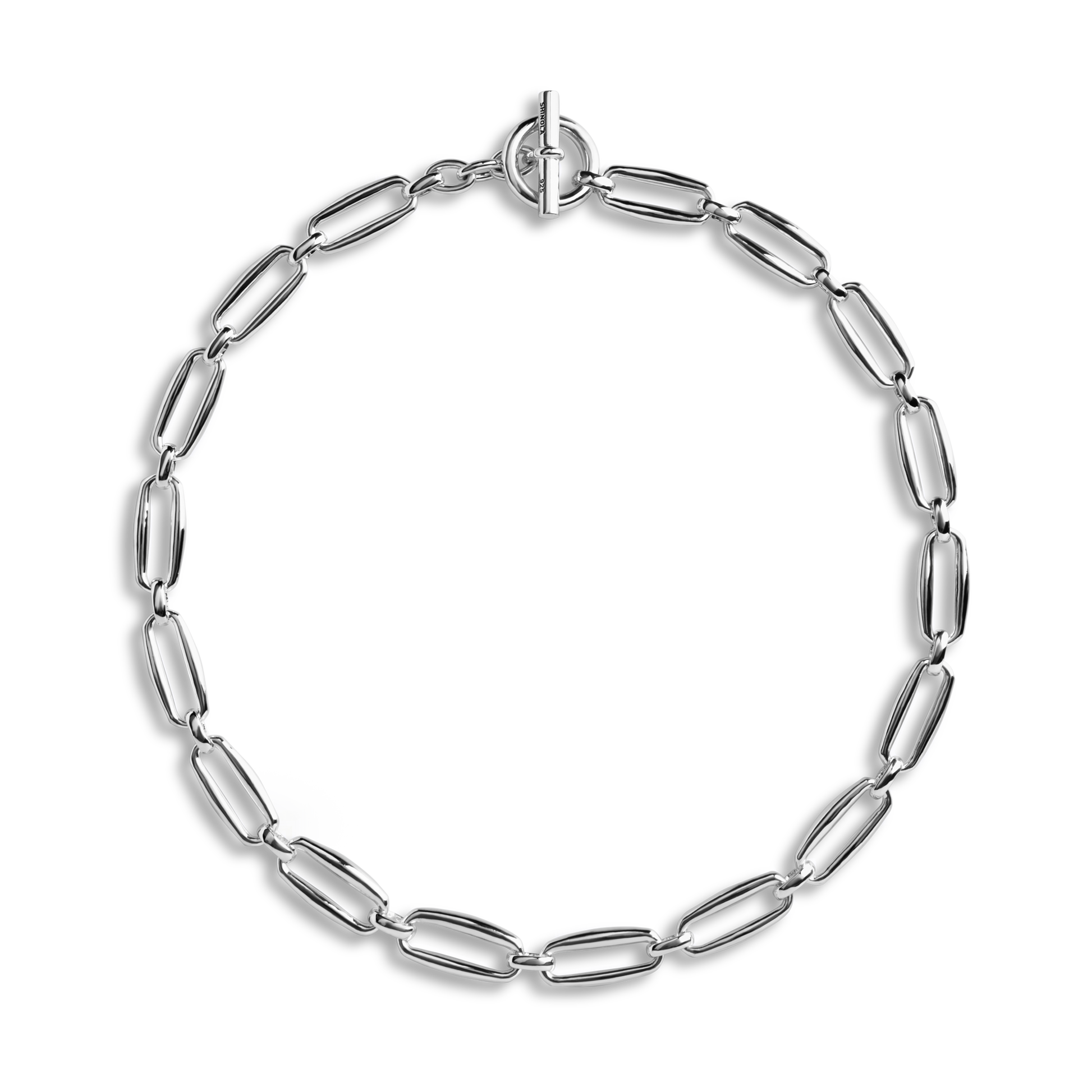 Signature Chunky Link Necklace - Sterling Silver