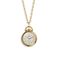 Runwell Watch Pendant Necklace - White