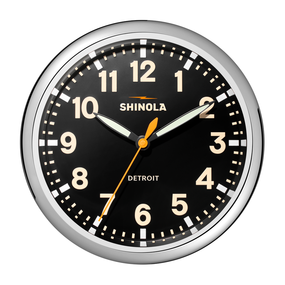 14" Runwell Clock - Black