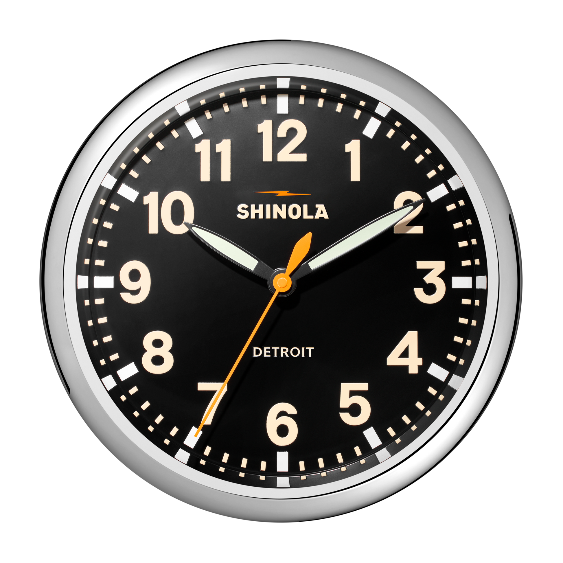 14" Runwell Clock - Black