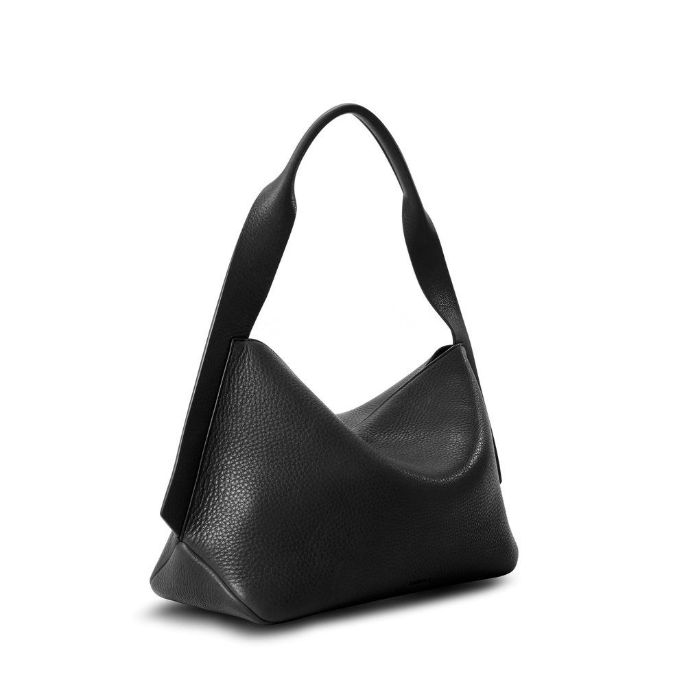 Medium Derby Shoulder Bag - Black