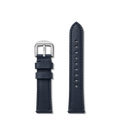 20mm Navy Leather Watch Strap - Navy