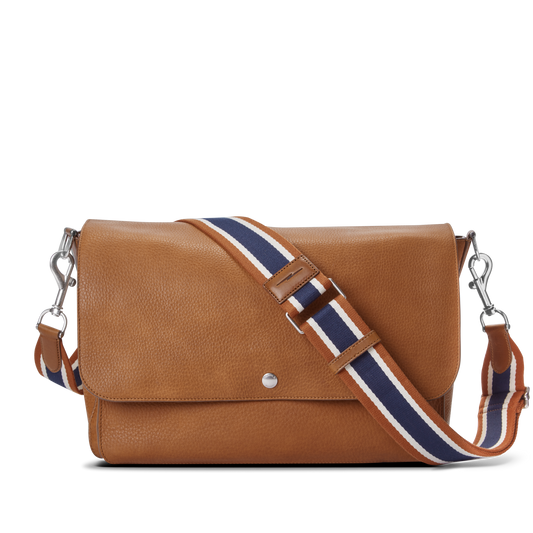 Canfield Relaxed Messenger Bag - Tan