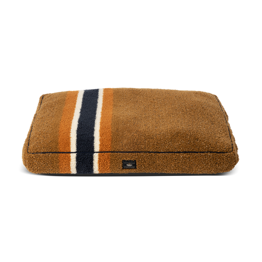 Napper Pillow Dog Bed - Stripe Brown