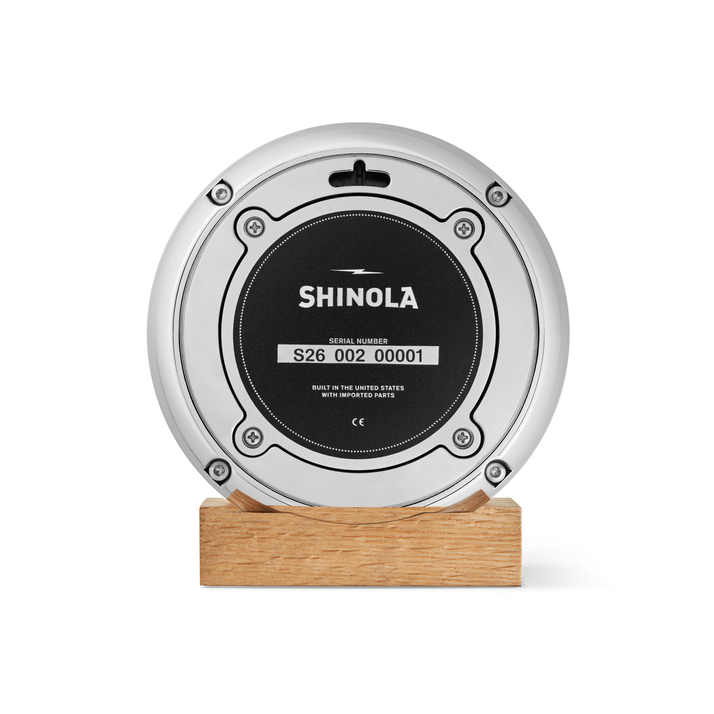 6" Runwell Clock - White