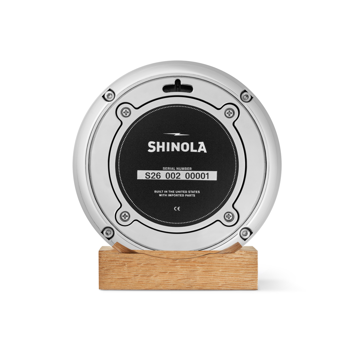 6" Runwell Clock - White